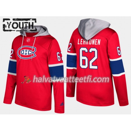 Lasten NHL Montreal Canadiens Artturi Lehkonen 62 N001 Pullover Hooded Sweatshirt